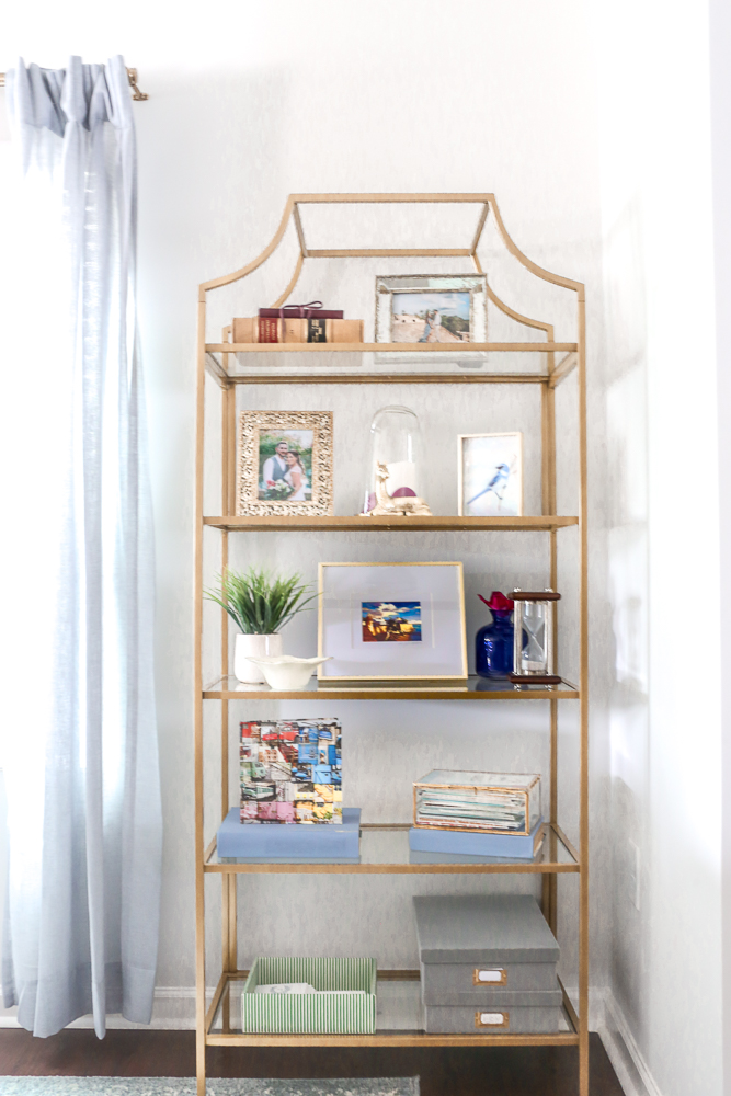 Gold Bookcase 