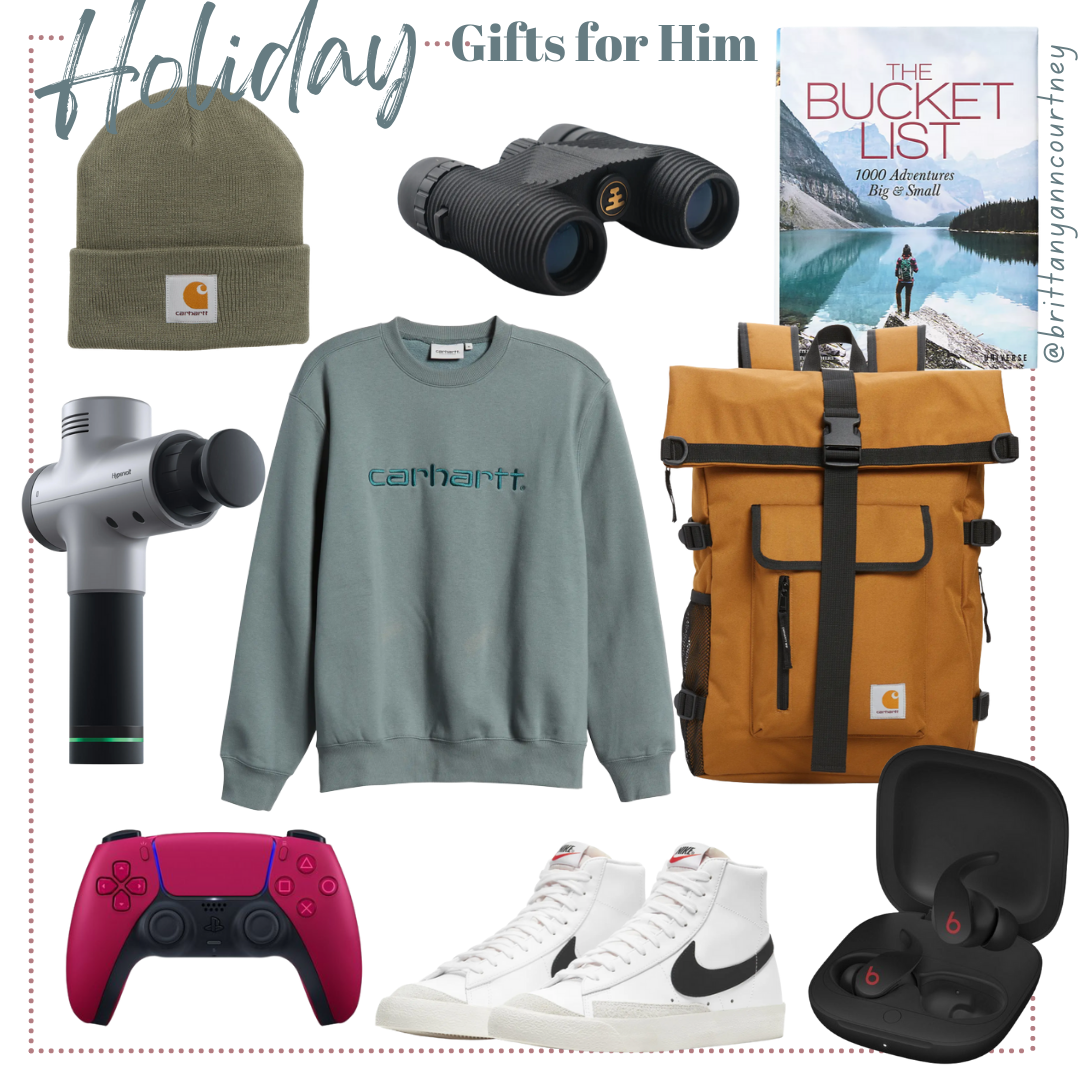 Holiday Gifts for Him Gift Guide