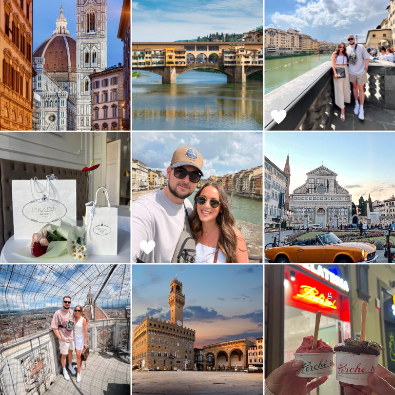 Rome and Florence Itinerary